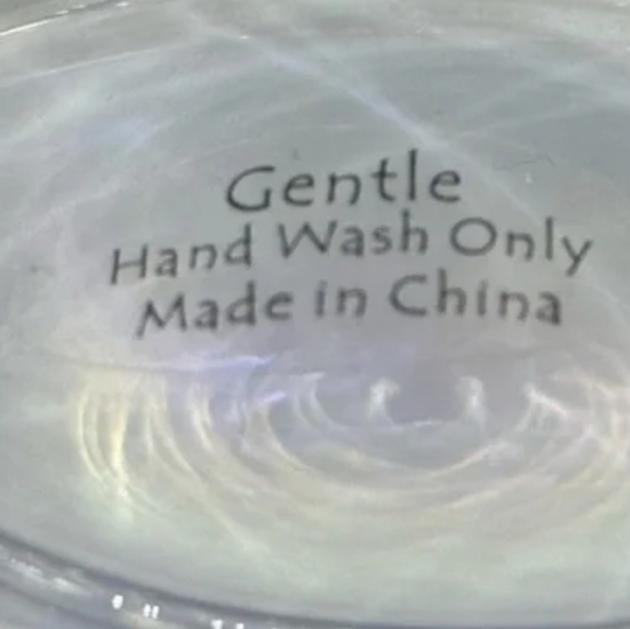 2 Pink FLOATING GHOST Hand Blown 3D Whimsical HALLOWEEN Stemless WINE GLasses - Picture 3 of 3